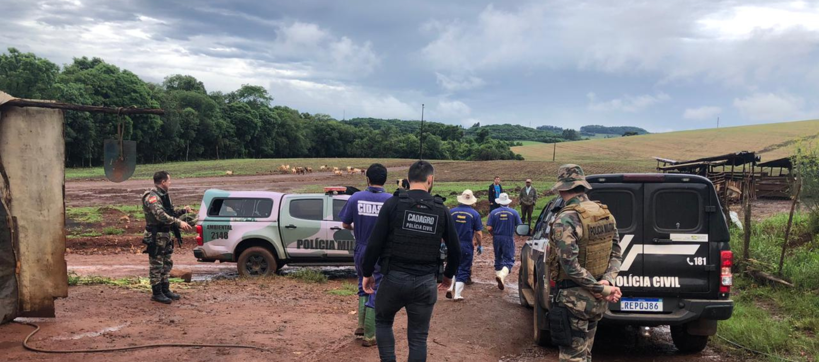 Operação Conjunta Polícia Civil e Ambiental descobrem irregularidades