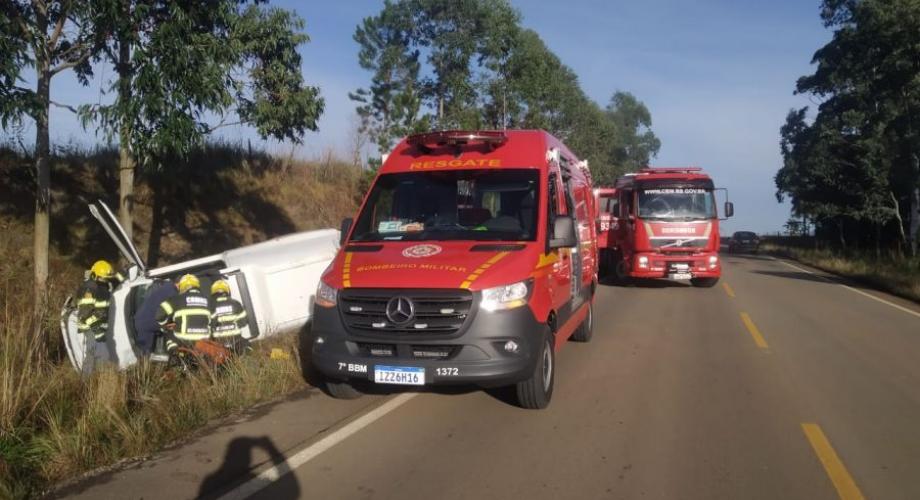 Veículo de Xanxerê se envolve em acidente no Rio Grande do Sul
