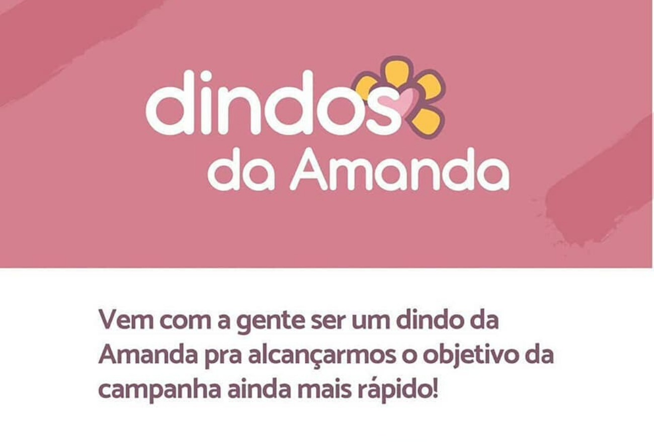 Campanha “Dindos da Amanda” mobiliza as redes sociais