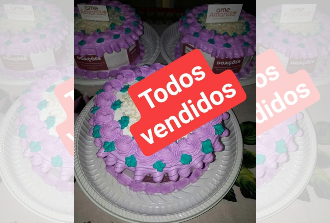 Xanxerense comercializa bolos recheados e destina o valor arrecadado para Amanda Soave