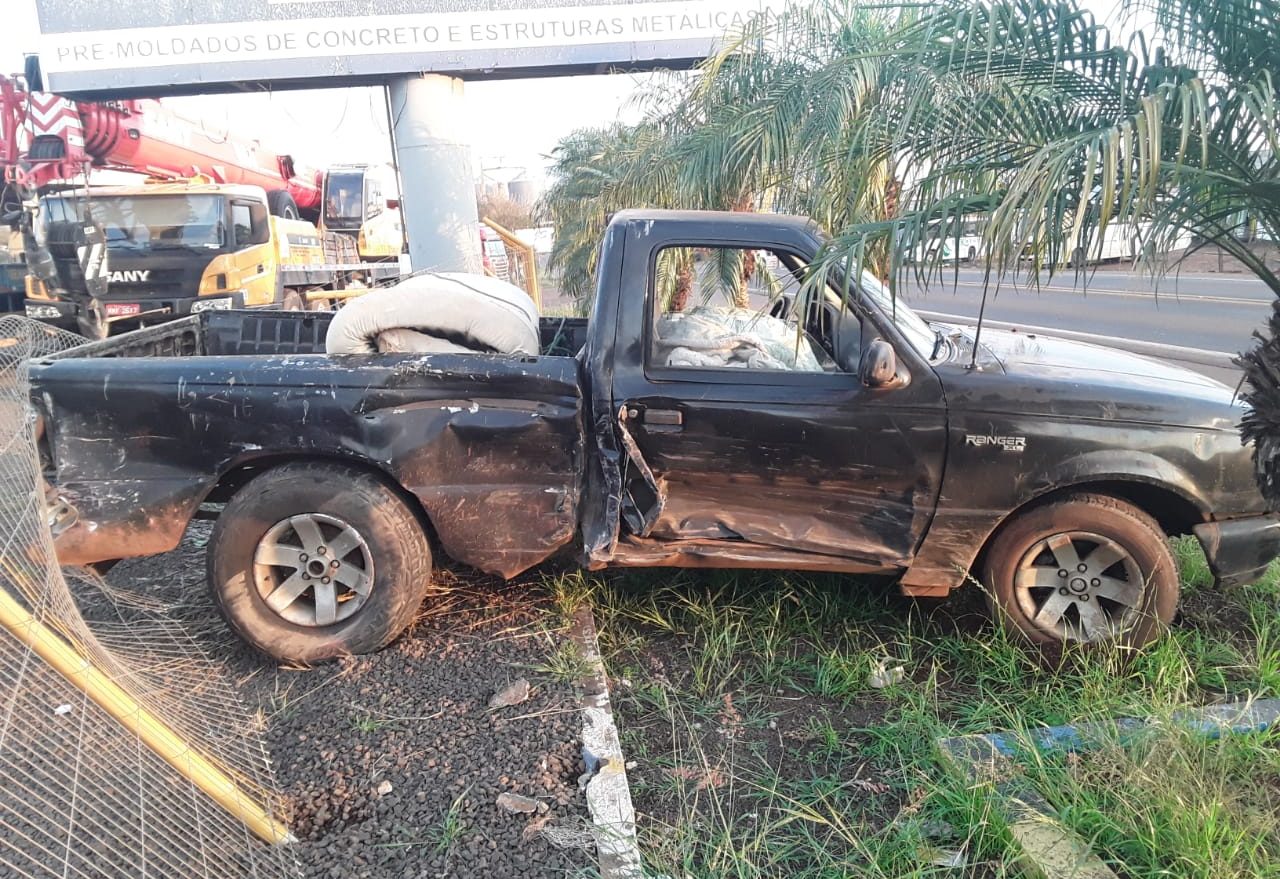 Polícia Rodoviária Estadual atende acidente de trânsito na SC 155