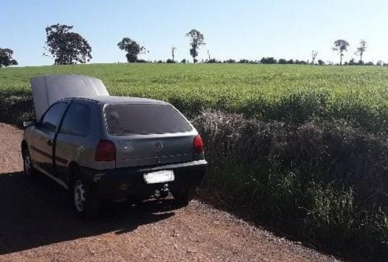 PM localiza carro furtado no interior de Xanxerê