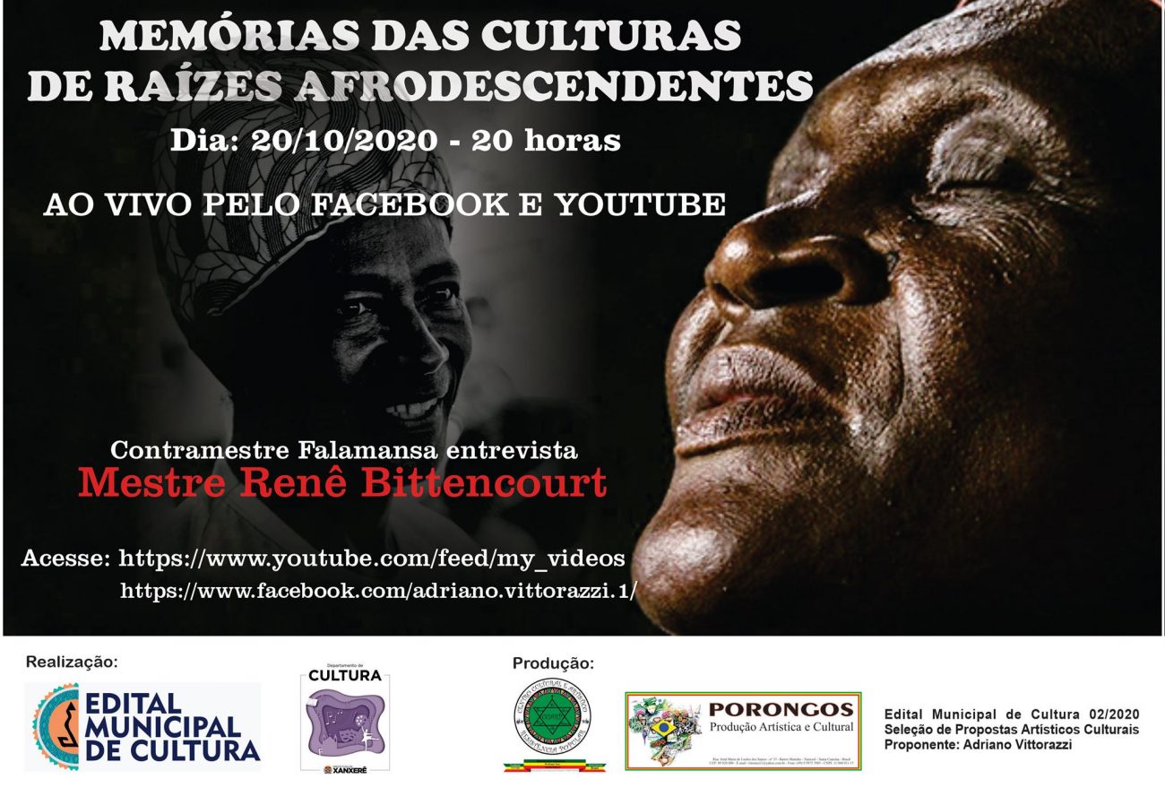 Contramestre promove entrevistas sobre “Memórias das Culturas de Raízes Afrodescendentes”