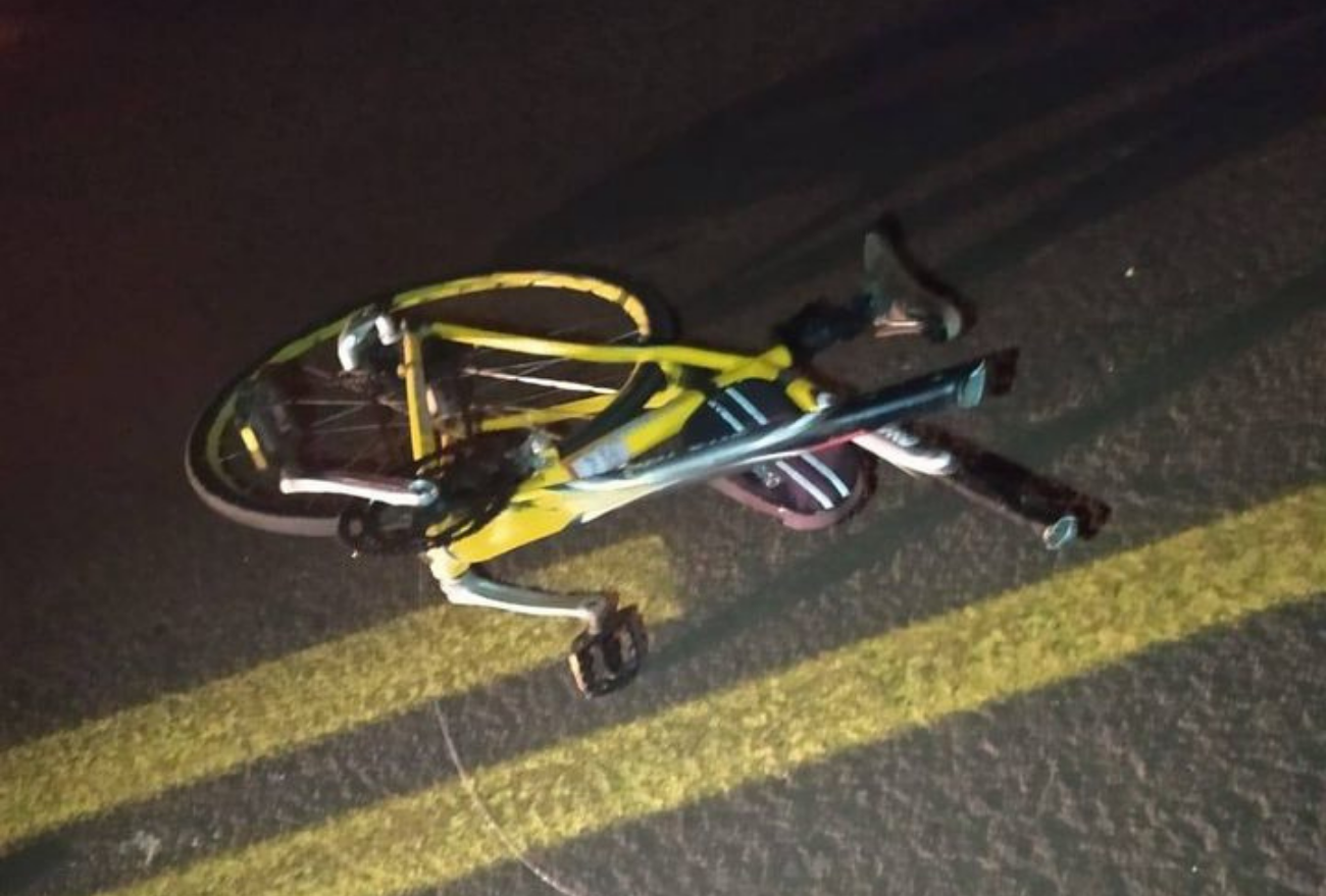 Ciclista morre após colisão com carro na SC-155