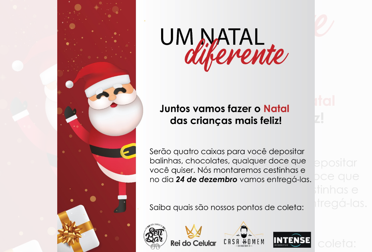 Campanha de Natal vai arrecadar doces para crianças carentes de Xanxerê