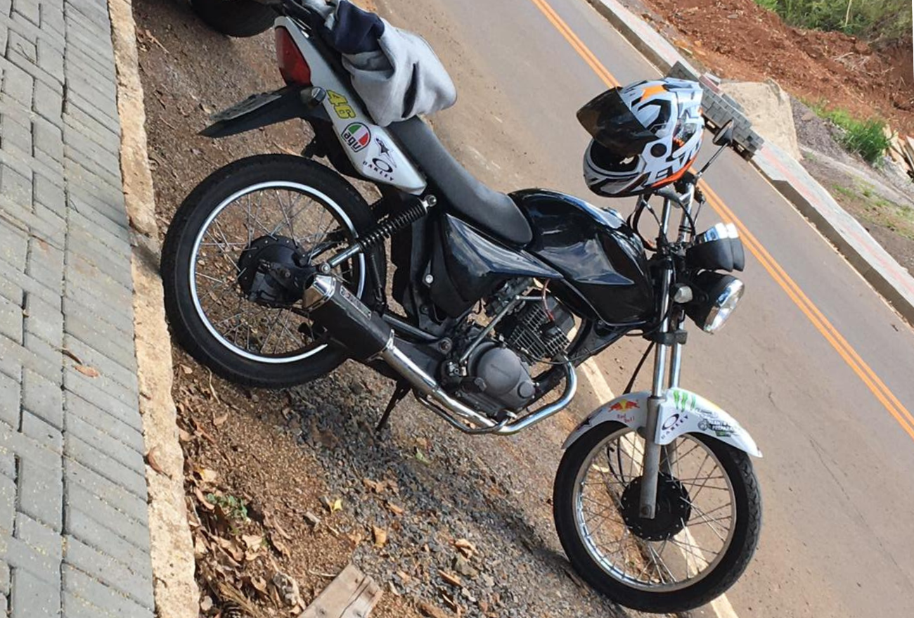 Xanxerense tem motocicleta furtada da própria casa e só percebe ao sair para trabalhar