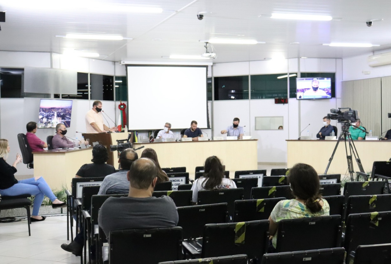 Câmara de Vereadores de Xanxerê realiza primeira sessão do mês de abril