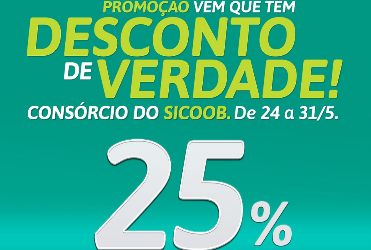 Sicoob Lança Campanha De Consórcio Com 25 De Desconto Sobre A Taxa De