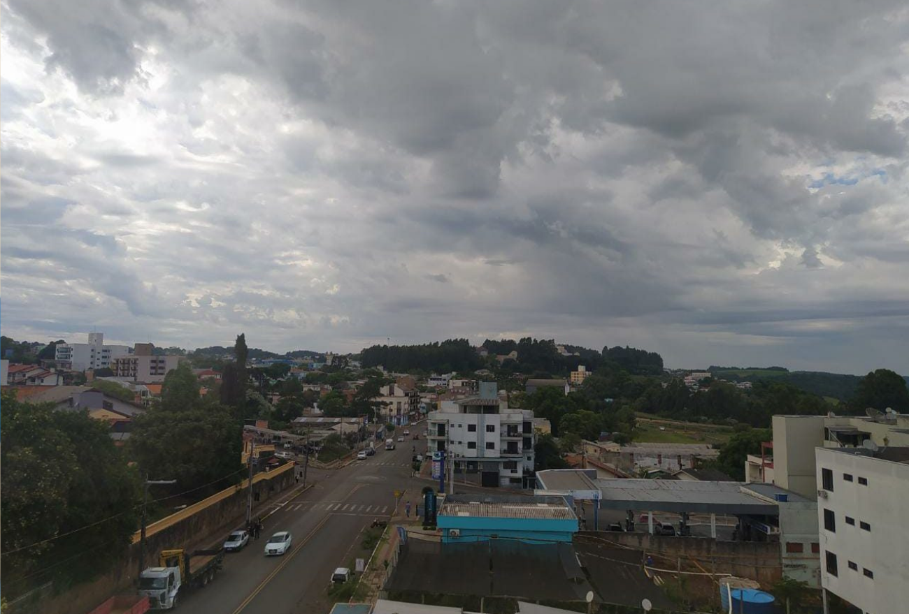 Frente Fria traz chuva para a região de Xanxerê a partir de hoje (21)