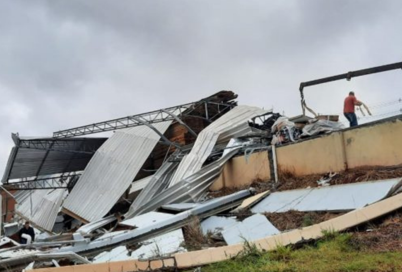 Defesa Civil confirma que foi Tornado que atingiu município catarinense