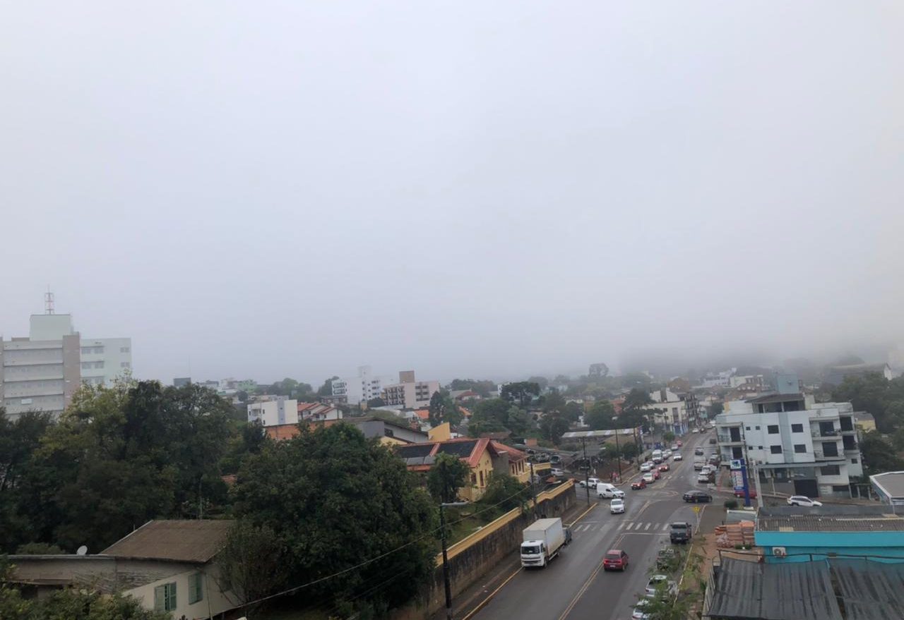 Quarta-feira (12) de baixas temperaturas e nebulosidade, em Xanxerê