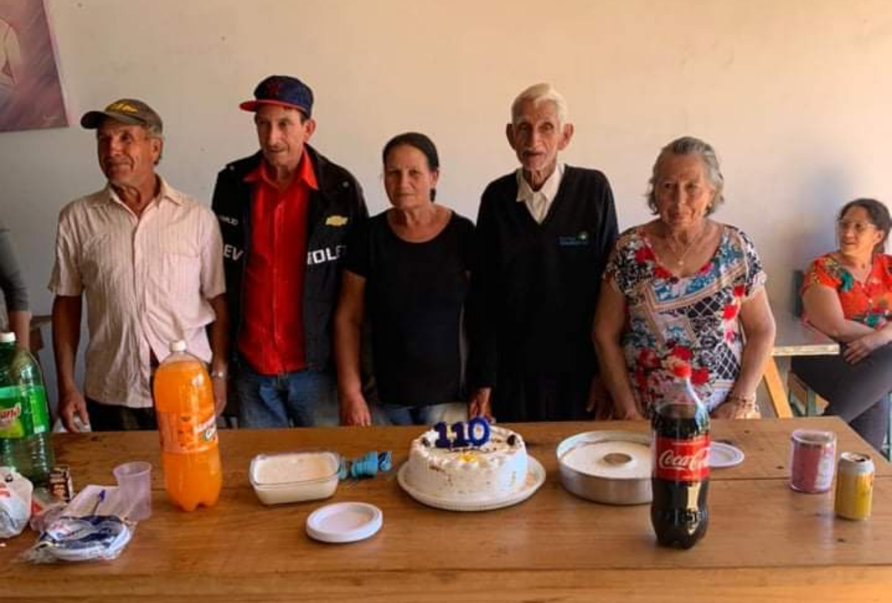 Morador mais velho de Xanxerê comemora 110 anos no Dia dos Pais