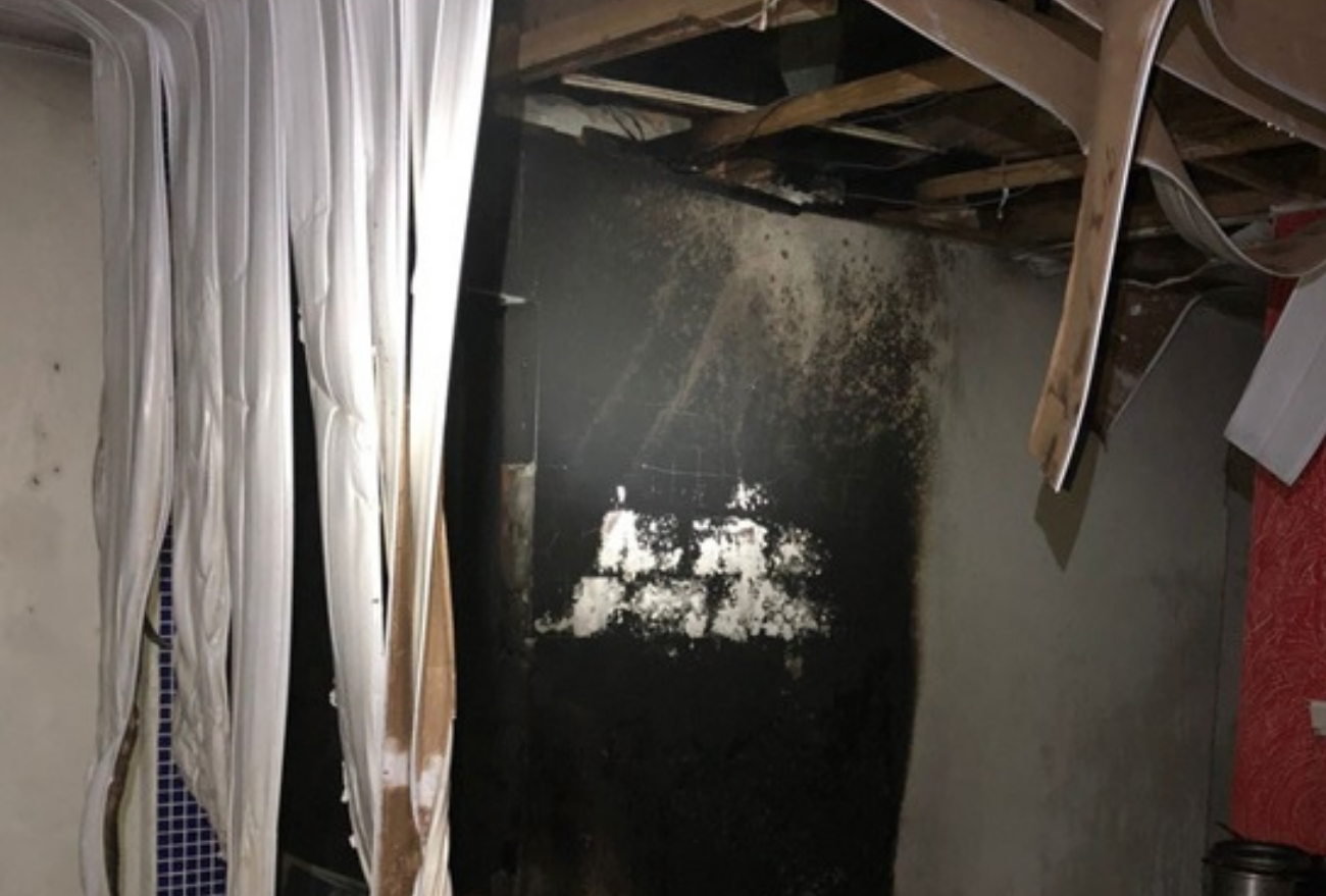 Incêndio é registrado em residência, em Xanxerê