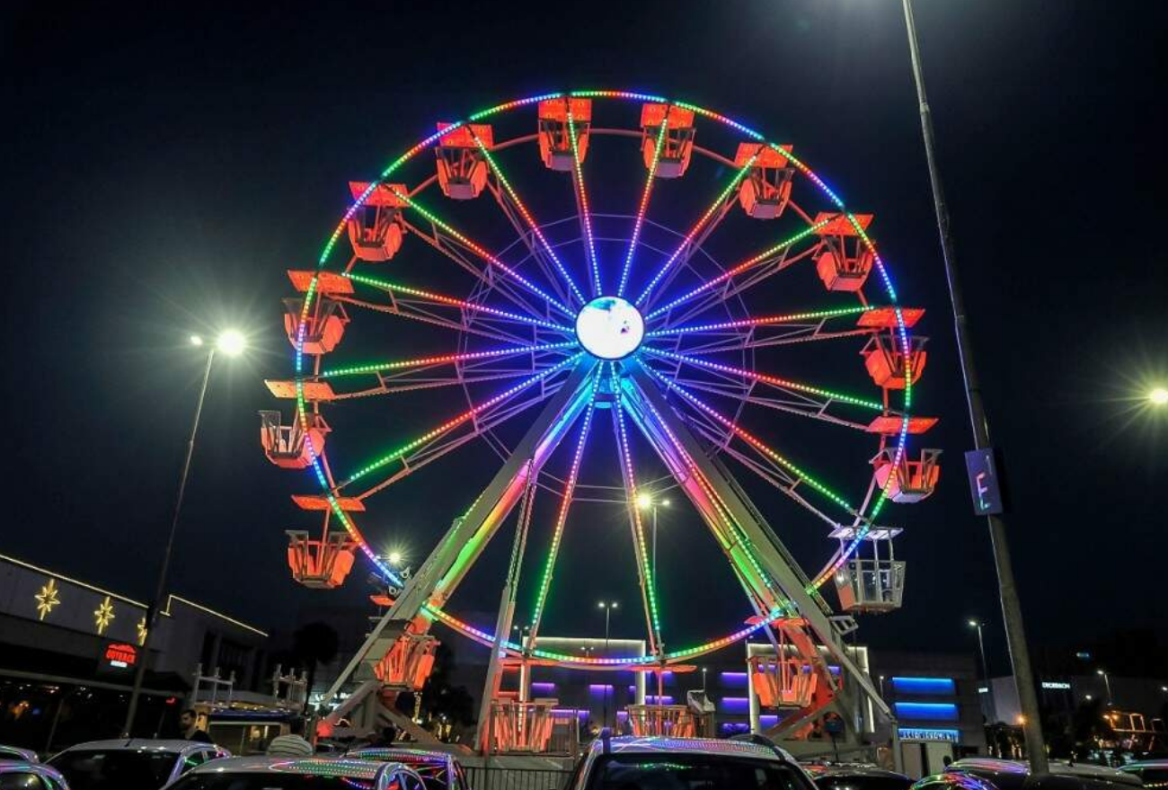 Natal de Xanxerê contará com roda gigante na Praça Tiradentes