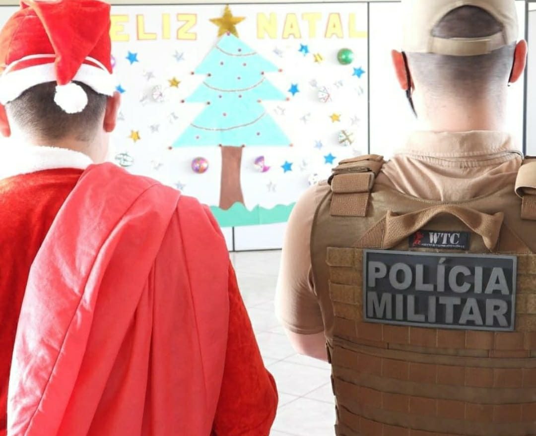 Polícia Militar de Xanxerê realiza a entrega de presentes arrecadados em campanha “Seja um Papai Noel”