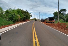 Prefeitura de Xanxerê finaliza pavimentação asfáltica na rodovia XRE 118