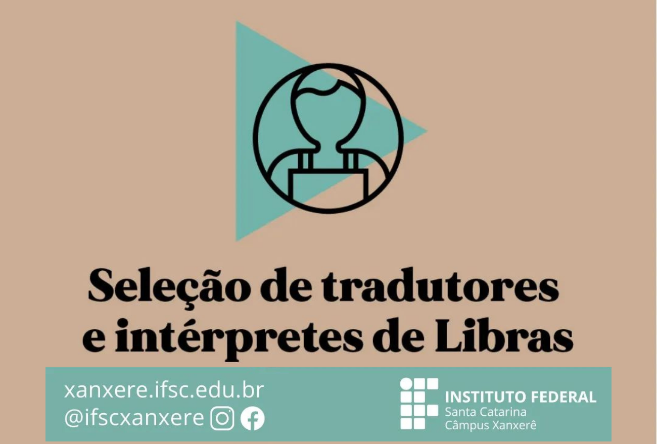 IFSC abre processo seletivo para cadastro reserva de intérpretes de Libras