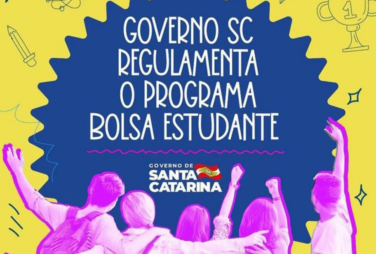 Governo de Santa Catarina regulamenta o programa Bolsa Estudante