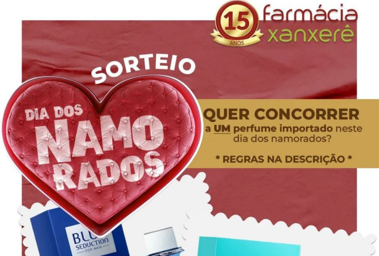 Farmácia Xanxerê realiza sorteio para o Dia dos Namorados, participe!