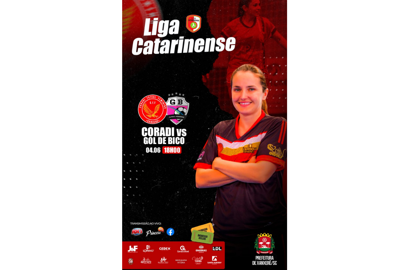Time xanxerense de futsal feminino participa da 5ª rodada da Liga Catarinense