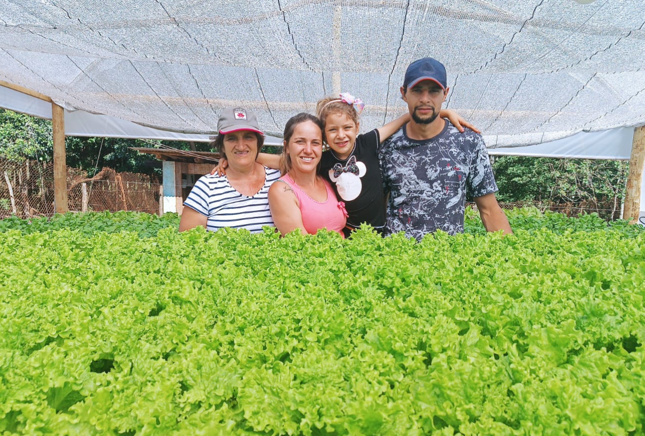 Lance No Campo: família do interior de Xanxerê empreende na produção de verduras hidropônicas