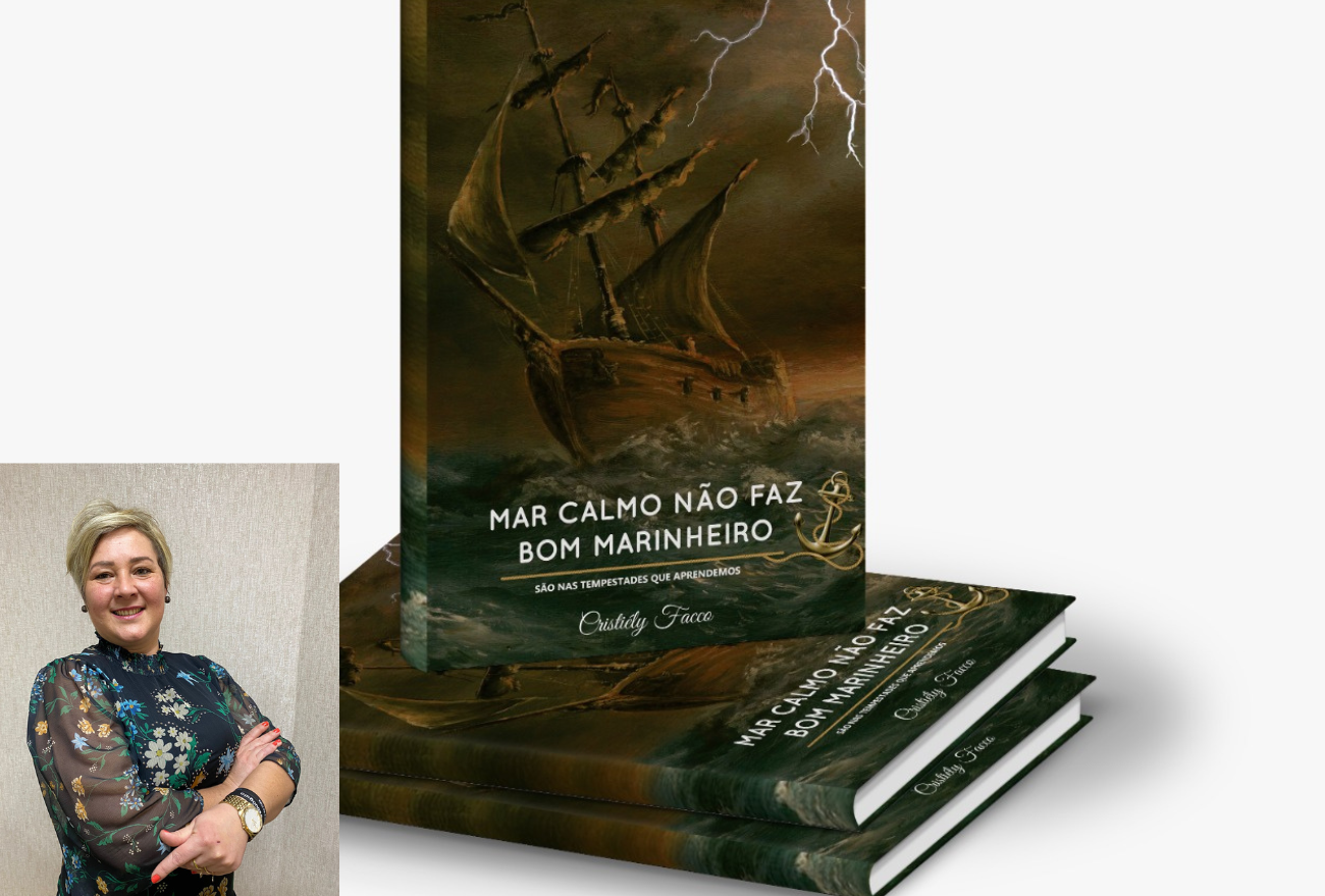 Moradora do Oeste escreve livro “Mar Calmo Não Faz Bom Marinheiro”