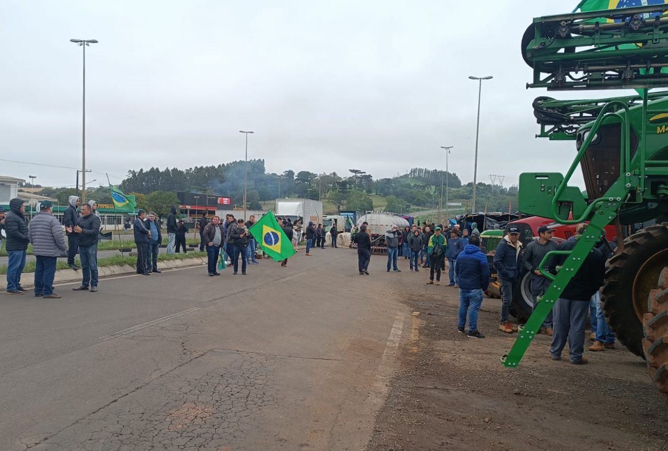 Bloqueio de rodovia volta a ser instituído na BR-282 em Xanxerê