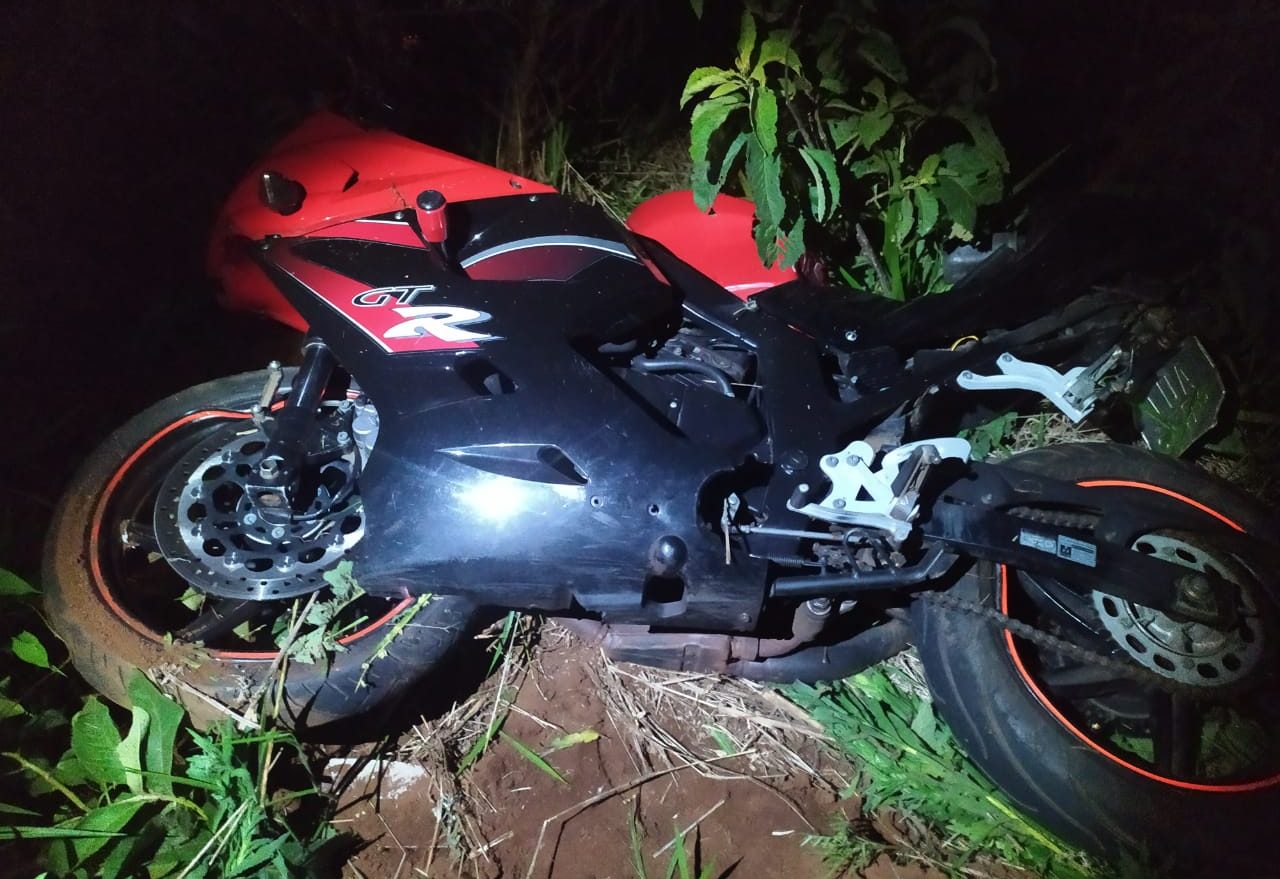 Homem fica ferido após acidente com motocicleta na SC – 480, em Xanxerê