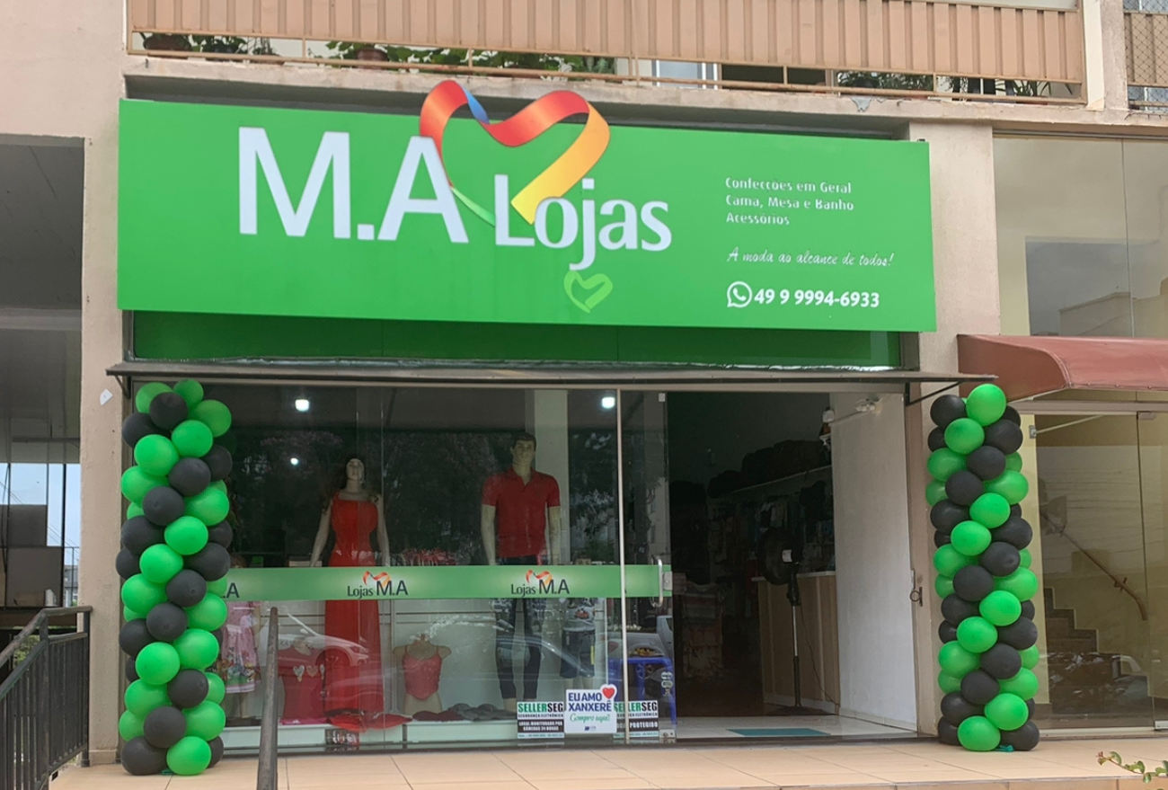 Loja MA reinaugura segunda loja no centro de Xanxerê! Lance Notícias