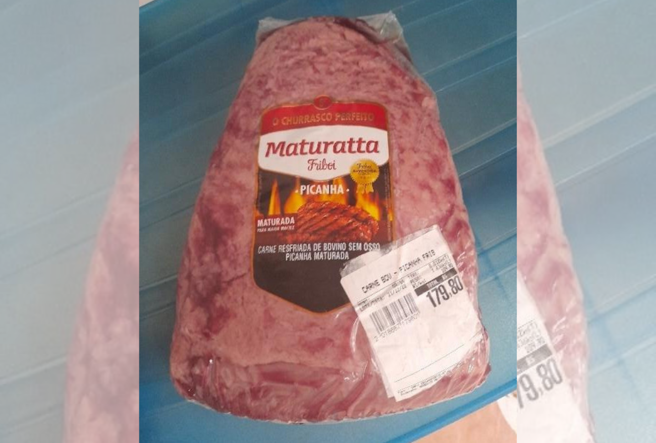 Mulher é detida furtando picanha de R$ 179,80 em supermercado