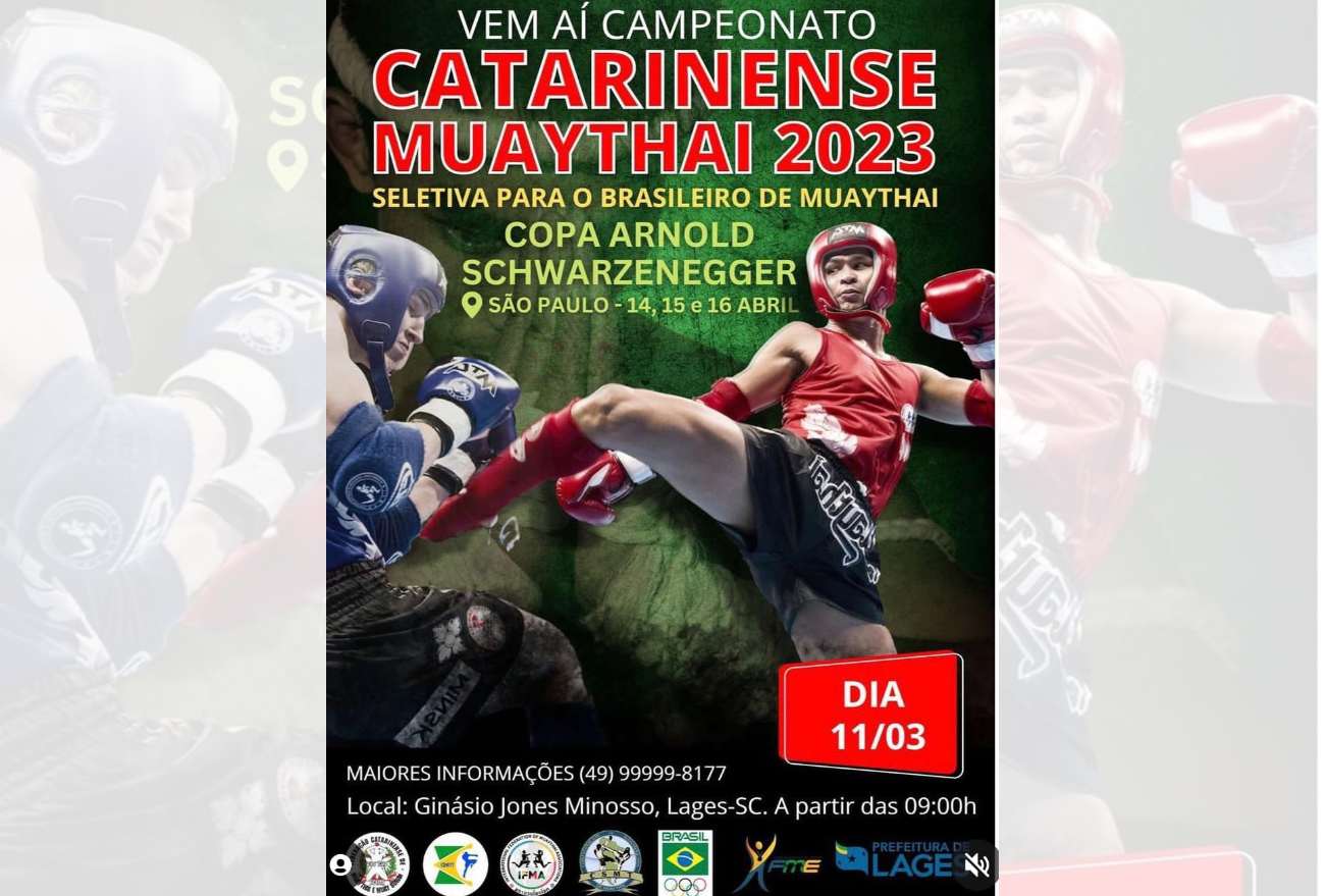 Xanxerenses irão representar o município no Campeonato catarinense de Muay Thai 2023