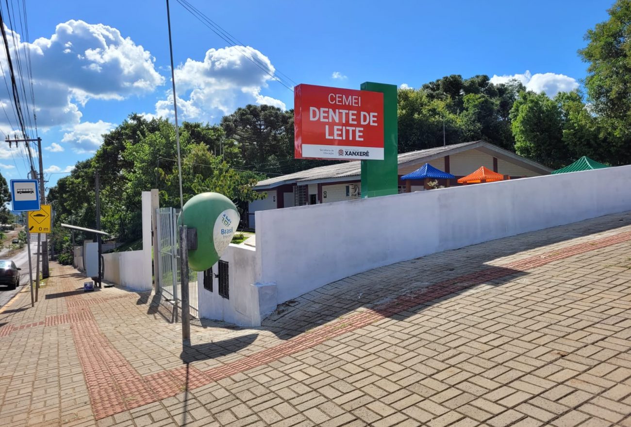 Cemei Dente de Leite: Prefeitura de Xanxerê executa construção de muros e grades