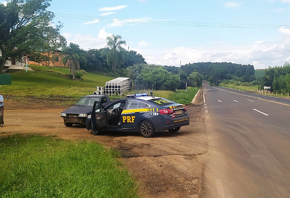 Idoso foge da fiscalização e provoca acidente na BR-282 em Xanxerê