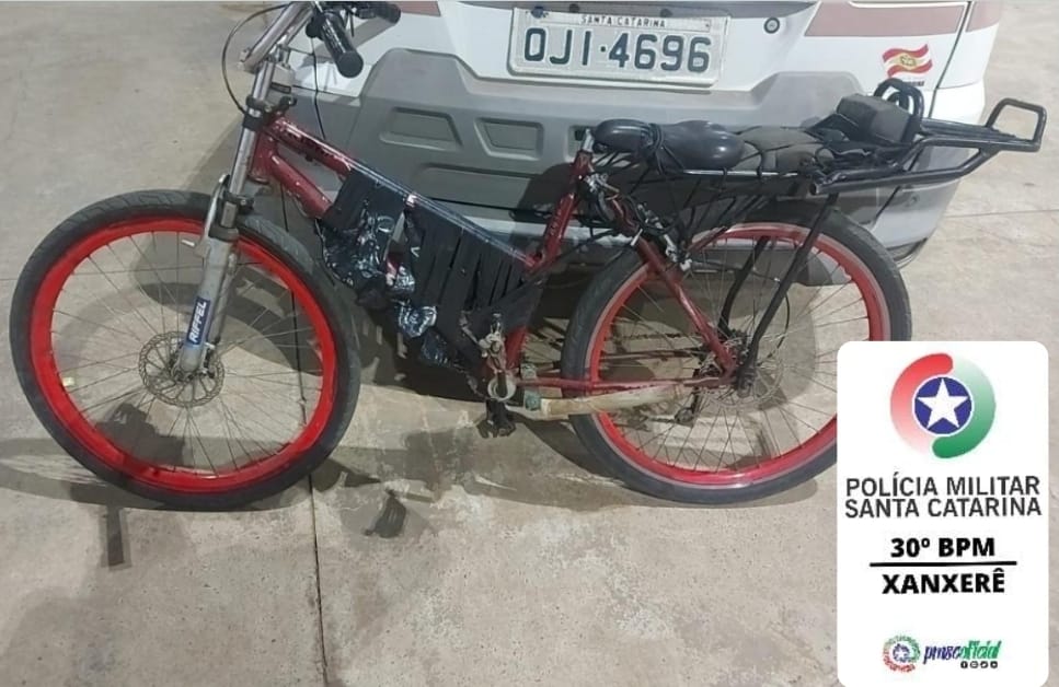 Homem é detido com bicicleta furtada