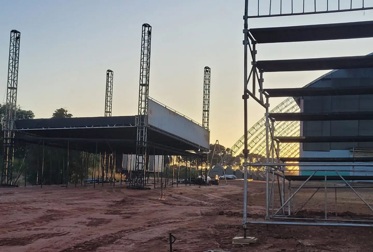 São Domingos dá início aos preparativos e montagem das estruturas para a festa dos 60 anos