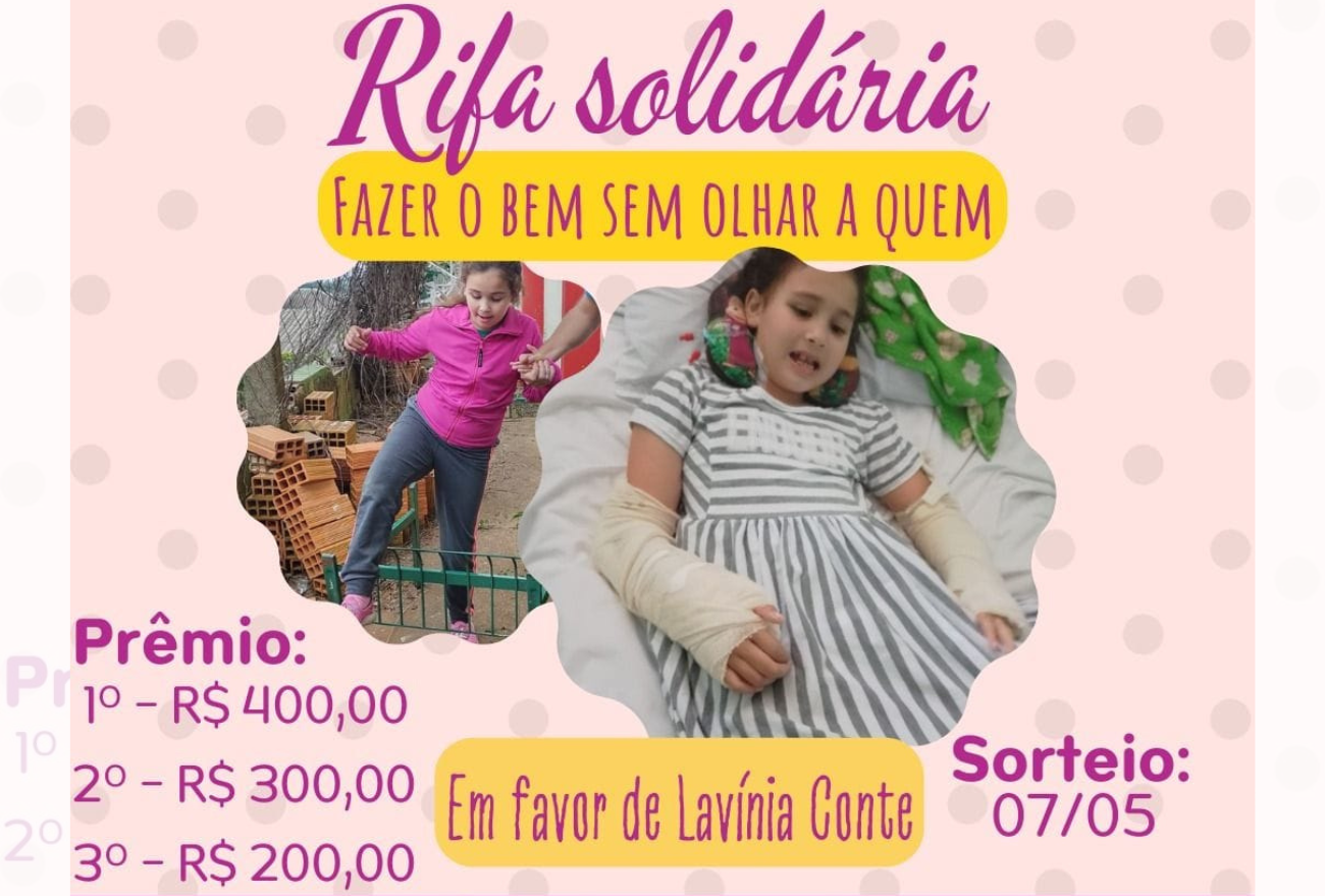 Família pede ajuda para custear tratamento de saúde de filha que sofreu acidente, em Xanxerê