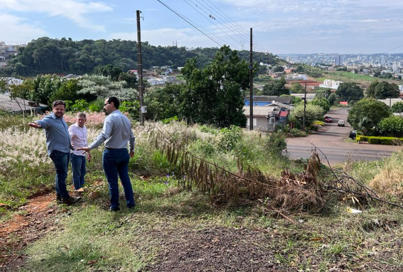 Prefeitura de Xanxerê estuda fazer melhorias na rua Dorli Gatto, no bairro Pinheiro