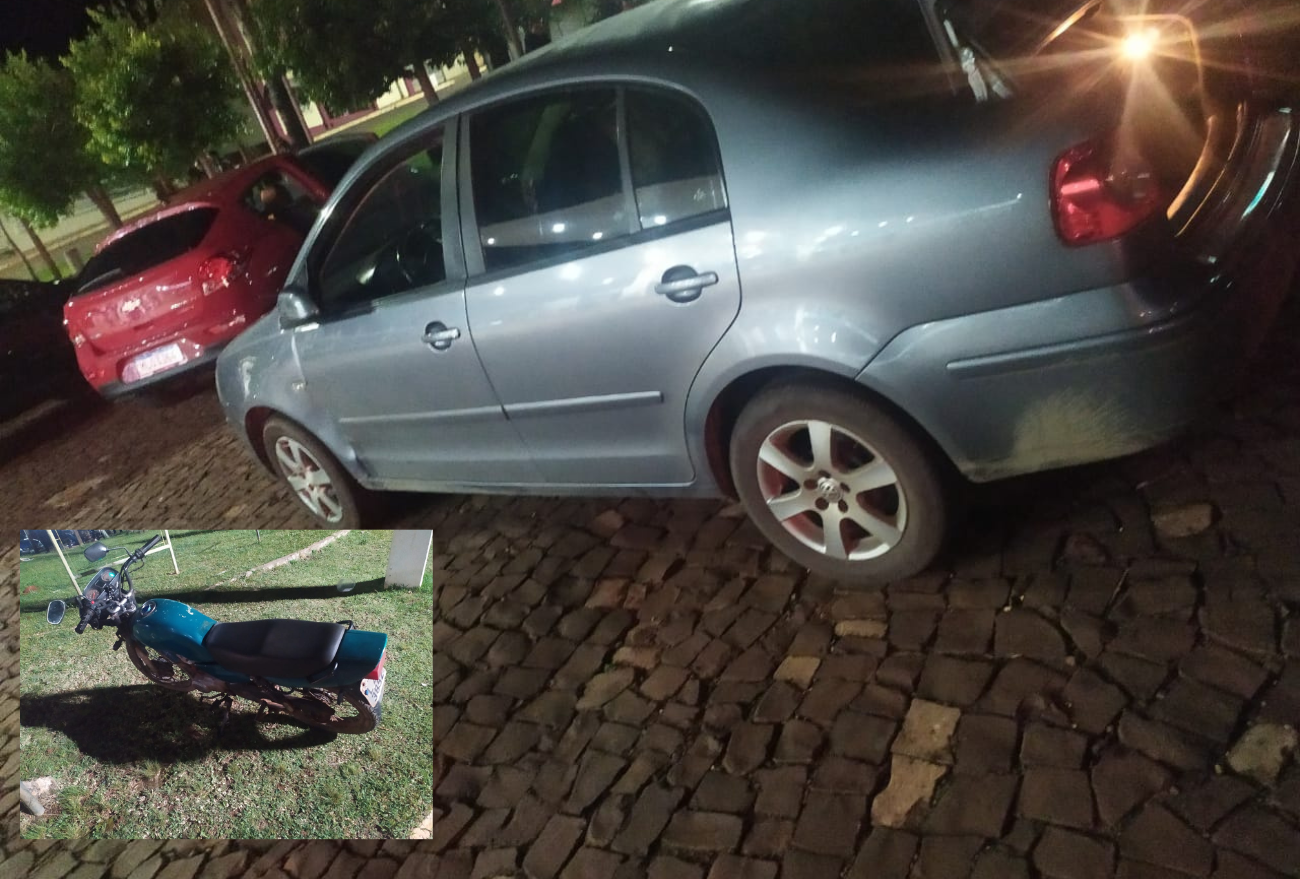 Colisão entre carro e moto é registrada em Bom Jesus