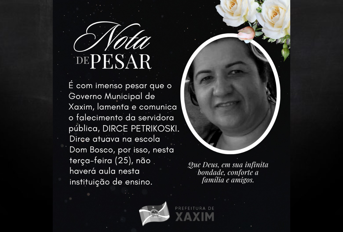 Mulher que morreu acidentada em Xaxim era servidora pública