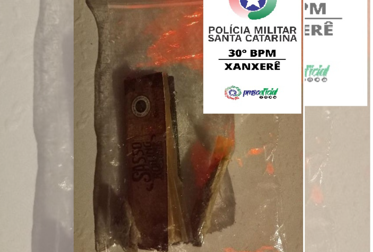 PM lavra termo circunstanciado contra homem pela posse de droga, no bairro Bortolon