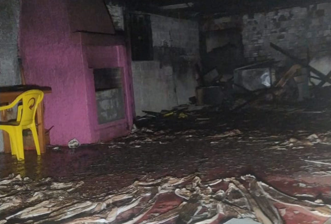 Incêndio em edificação comercial é registrado em Xaxim