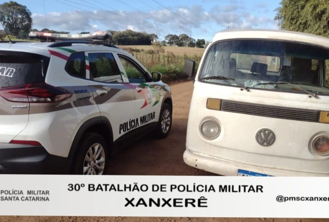 Polícia Militar recupera veículo furtado em Xanxerê