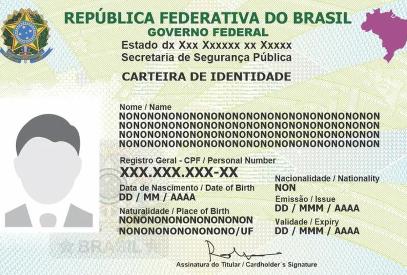 Nova carteira de identidade não terá campo ‘sexo’ nem distinção entre ‘nome’ e ‘nome social’, diz governo