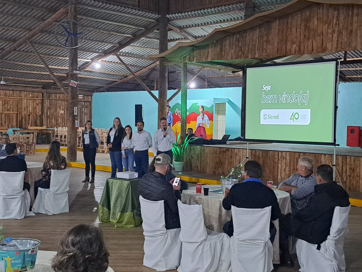 Associados prestigiam evento da Sicredi Região da Produção em Guatambú/SC