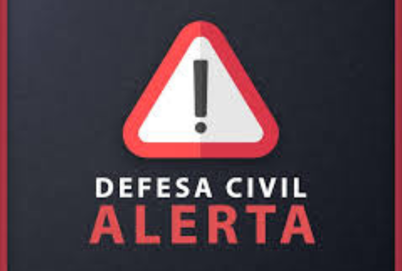 Defesa civil alerta para fortes ventos nos próximos dias