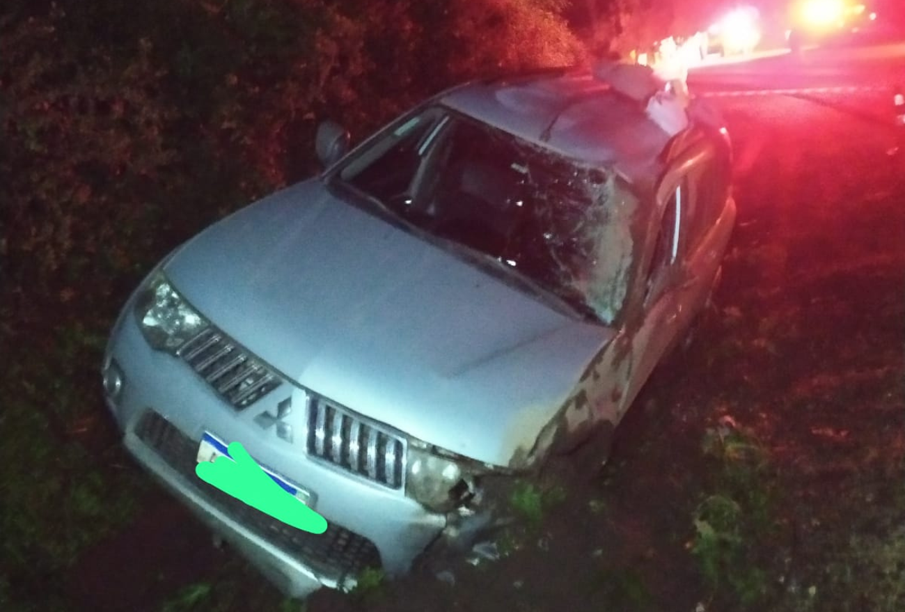 Acidente de trânsito é registrado em Ponte Serrada