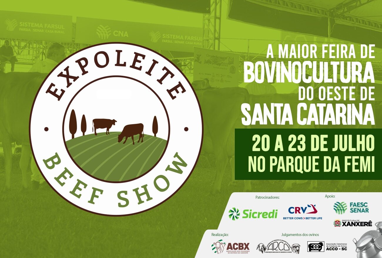 Segunda edição da Expo Leite Beef Show começa nesta quinta-feira