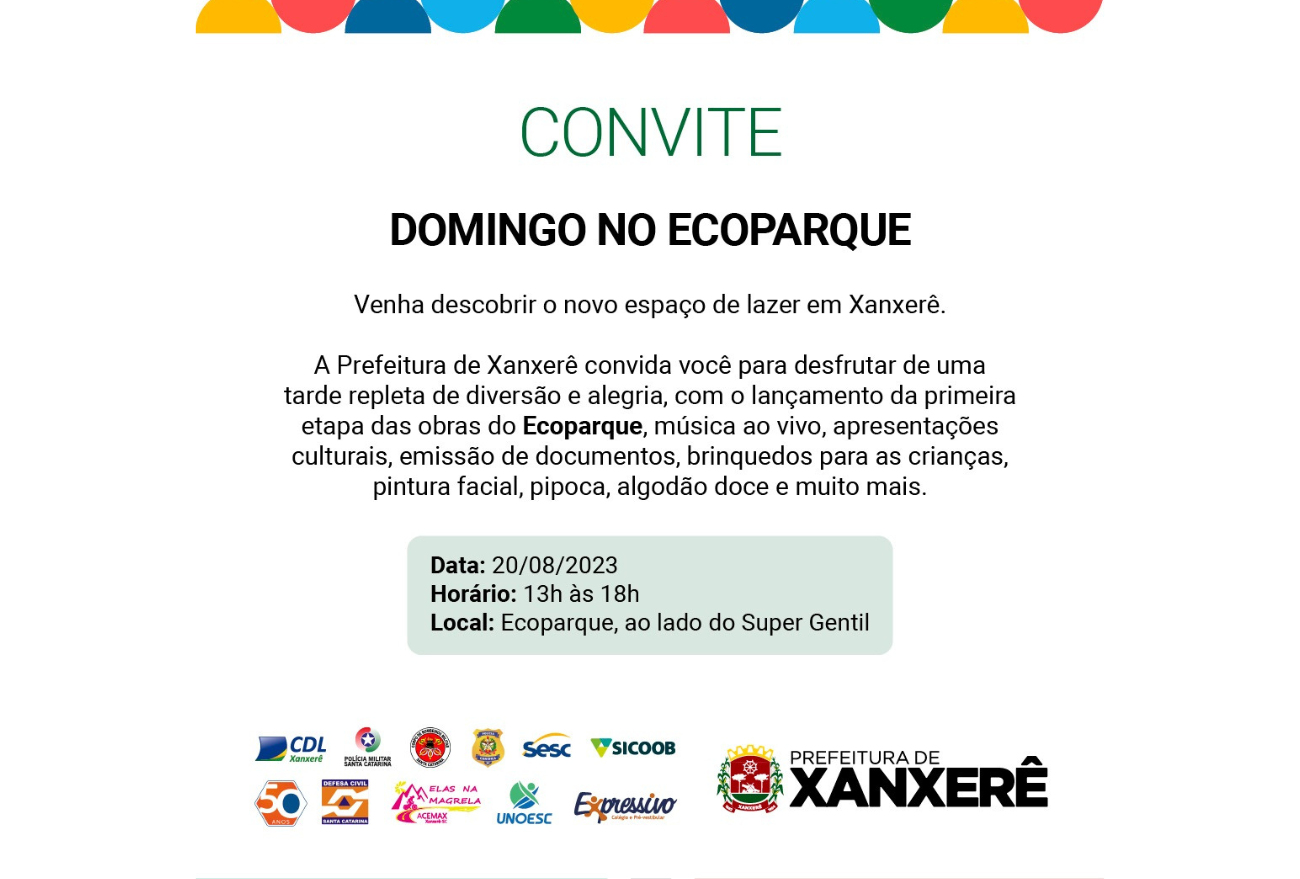 Domingo no Ecoparque: Prefeitura de Xanxerê promove ação especial neste final de semana
