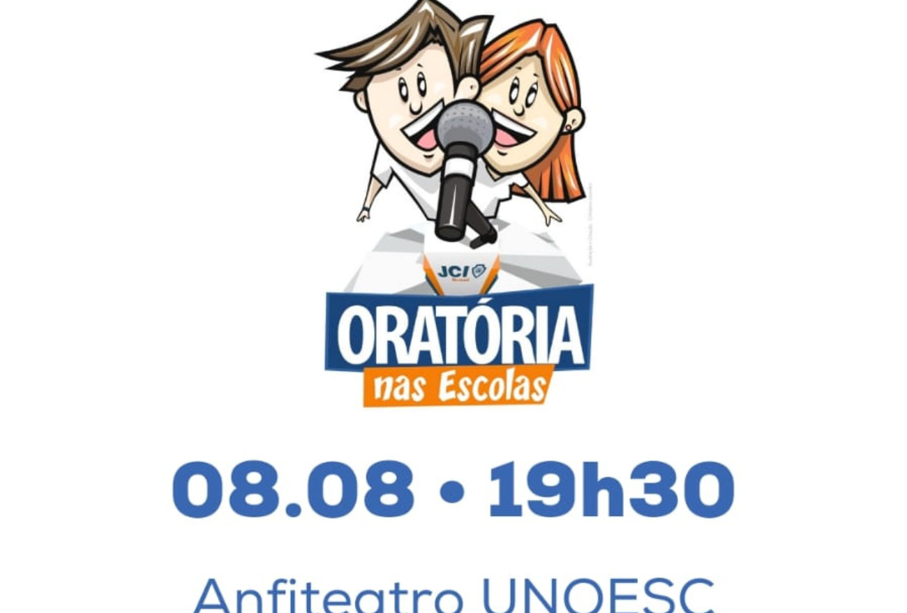 Final do Oratória nas Escolas pela JCI, acontece nesta terça-feira (08), em Xanxerê