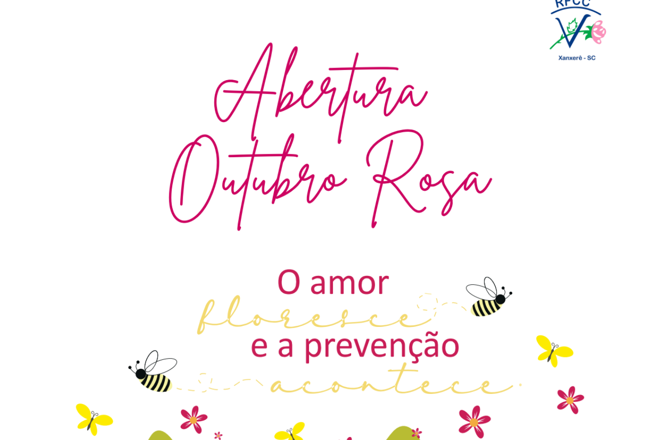 O amor floresce e a prevenção acontece: participe da abertura oficial da Campanha Outubro Rosa
